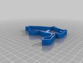 moomin cortador de cookie família 3d print model - Mito3D