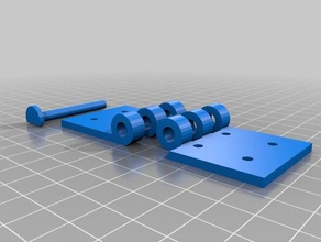 my customized hinge scharnier can parts 3d print model - Mito3D