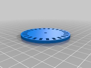 my customized slotted disc maker tools 3d print model - Mito3D