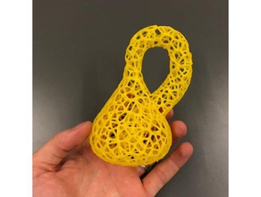 voronoi klein şişesi matematik sanat 3d matematiksel 3d print model - Mito3D