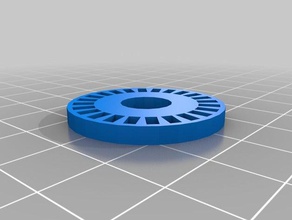 slotted disc 30mm 4mmgat tools customized 3d print model - Mito3D