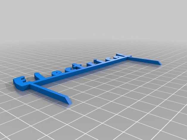 elektrik işareti açık bahçe özelleştirilmiş 3D print model - Mito3D