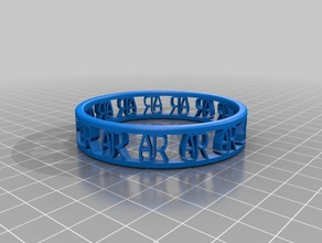 ajr v3 bracelet improved bigger less supports bracelets hydre hydrethewolf things two version three 3d print model - Mito3D