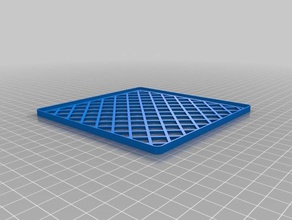 my customized parametric footplate diamond pattern2 vehicles 3d print model - Mito3D