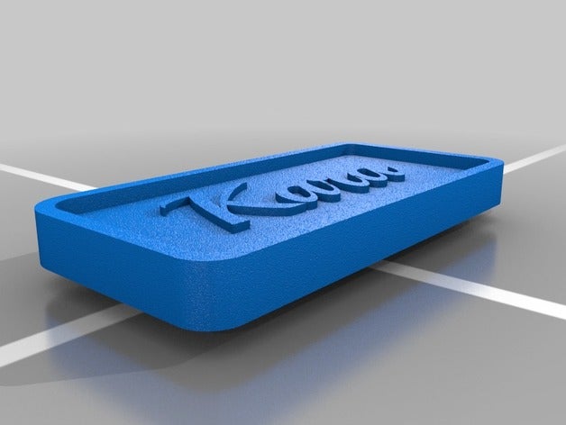 nametag 3d printing 3D print model - Mito3D