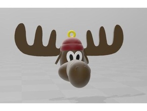 marty moose christmas ornament - Spielzeug Spiele 3d print model - Mito3D