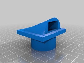 air duct round 35mm 3d printing 3d print model - Mito3D
