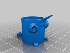 bili sculptures cat cup model unicorn 3d print model - Mito3D