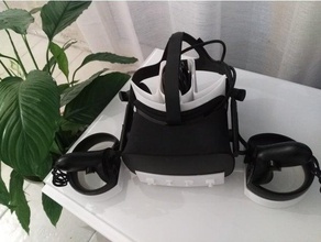 soporte de oculus rift v2 video juegos 3dtouch cable casque dimensión los auriculares dk2 toque la simulación apoyo vr headset 3d print model - Mito3D