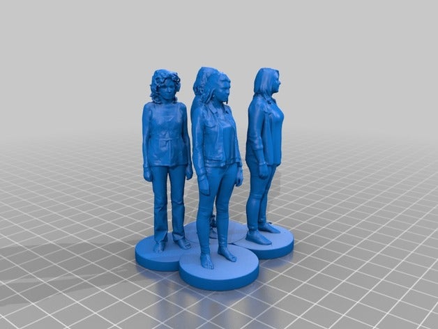 femme 087 090 esculturas 3D print model - Mito3D