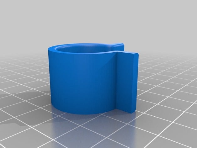 half inch pvc clip parts frame pipe 3D print model - Mito3D