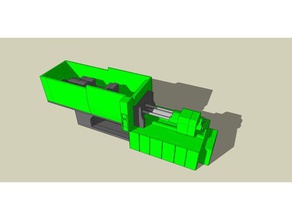 macchina di stampaggio a iniezione modello robot 3d print model - Mito3D