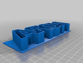 nora cookie-cutter Küche Essen angepasst 3d print model - Mito3D