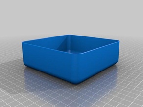 5x5 inch box correct tool holders boxes customized 3d print model - Mito3D