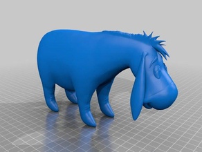 nuovo eeyore modello 3d la stampa i pooh winnie 3d print model - Mito3D