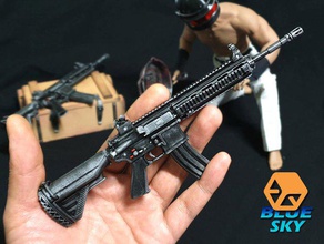 pubg m416 hk416 durchsucht Replikate Schlachtfelder gun Waffen playerunknowns 3d print model - Mito3D