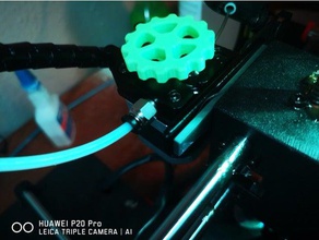 anycubic i3 mega horizontalen extruder montieren 3d Drucker - Zubehör filament ptfe-Rohr sensor 3d print model - Mito3D