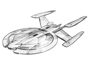 star trek discovery uss buran yeager vehicles 3d print model - Mito3D