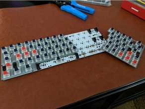 dz60 keyboard plate electronics mechanical 3d print model - Mito3D