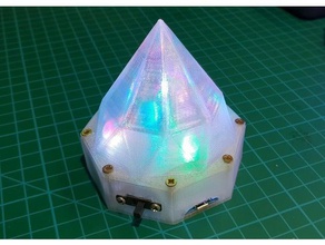 diamond led decor 3d print model - Mito3D
