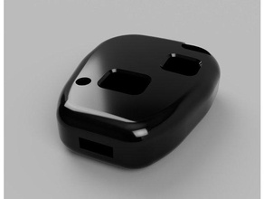 toyota carkey housing automotive carkeys keyfob 3d print model - Mito3D