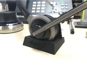 mpowvoip headset stand 3d printing 3d print model - Mito3D