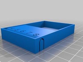 drill bit box 4 8mm tool holders boxes customized 3d print model - Mito3D