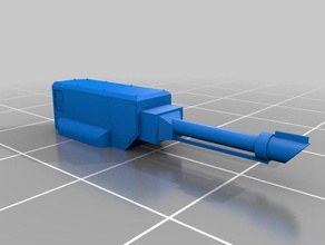 laser-canon - Spielzeug Spiele laser-Kanone der Miniatur tabletop-gaming wargaming 3d print model - Mito3D