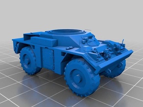 fox armoured car british vehicles armored military 3d print model - Mito3D
