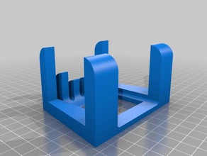 scrivania porta cavi office personalizzato 3d print model - Mito3D