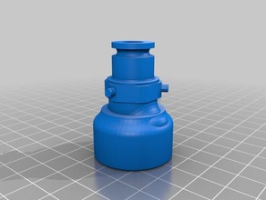 garden hose pinlock adapter diy beer brewing homebrew 3d print model - Mito3D