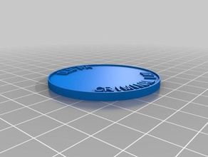 law coin 11 coins badges customized 3d print model - Mito3D