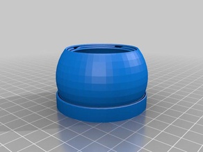 print-in-place iris box smooth organization 3d print model - Mito3D