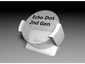 amazon echo 45 degree angled stand electronics dot 3d print model - Mito3D