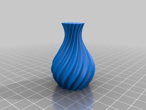 meine angepasste kurvigen vase Dekor 3d print model - Mito3D