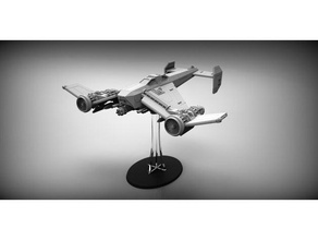 stand de ficção científica bombardeiros stuka modelos 28mm avião vingador lutador voando miniatyre tampo mesa wargaming warhammer 3d print model - Mito3D