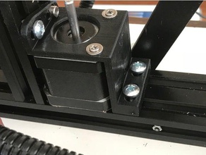 z-axis motor support plate tornado 3d printer parts stepper mount tevo 3d print model - Mito3D