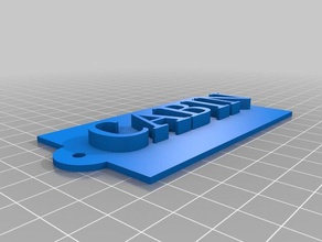 kabin Anahtarlık organizasyon 3d print model - Mito3D