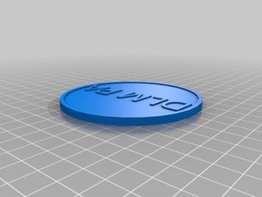 token moedas emblemas personalizado 3d print model - Mito3D