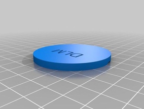 dlm token moedas emblemas personalizado 3d print model - Mito3D