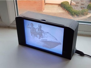 lithophane lightbox frame easily swap photos interactive art photo photography light box picture 3d print model - Mito3D
