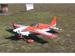 slick 580 50cc-Rad-Hose rc Fahrzeuge 3d Flugzeug gas-Flugzeug radio control 3d print model - Mito3D