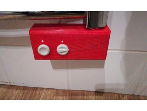 boitier termostato casa de banho 3d print model - Mito3D