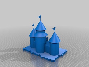 small world princess castle playsets figure mario nintendo toy 3d print model - Mito3D