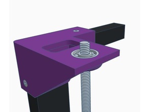 top right bracket flash bearing insert inverted z-axis 3d printer parts tevo tarantula 3d print model - Mito3D