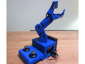 jointed arm robot gripper tiny cnc collection robotics 3d printing claw eezybotarm little 3d print model - Mito3D