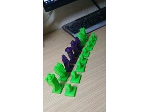 concept chess 3d print model - Mito3D