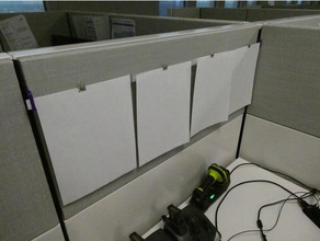 cubicle bracket office 3d print model - Mito3D
