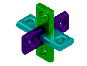 locking puzzle puzzles brain teaser 3d print model - Mito3D