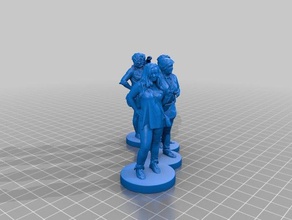 femme 095 098 Skulpturen 3d print model - Mito3D